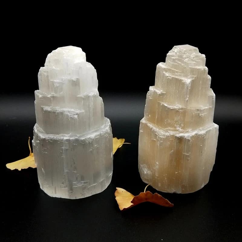 The Crystal Fix: Your Crystal Education Location 31 Bocheng Natural Crystal Selenite Night Light Decorative Light Crystal Light